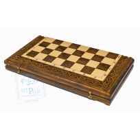 Шахматы Шашки Нарды 50х50 см Узор "Волны", Классические фигуры