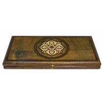 Нарды Узор 5 50х50 прямые гладкие, резной центр, Ереван