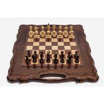 Шахматы шашки нарды резные Классические 50х50 см 