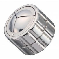 Металлическая головоломка 2 Цилиндра с трещинами сверху, 5 ур.