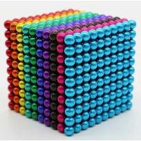 Неокуб цветной 5 мм, 1000 магнитных шариков, 10 цветов