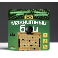 Магнитный бой ЭКО на деревянной доске, 32 шара