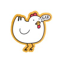 Значок Курочка