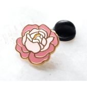 Пин металлический Пионовидная роза