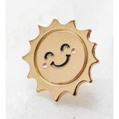 Пин металлический Счастливое солнышко