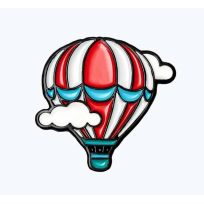 Пин металлический Шар в облаках