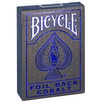 Карты Bicycle Metalluxe Foil Back Cobalt (синяя рубашка)