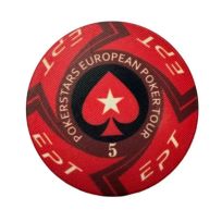 Фишки для покера EPT 100% керамика 5 (25 шт.) 10,5 гр.