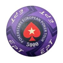 Фишки для покера EPT 100% керамика 5000 (25 шт.) 10,5 гр.