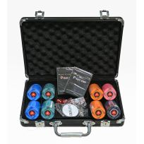 Набор для покера EPT Black на 200 фишек, 100% керамика