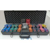 Набор для покера EPT Black на 500 фишек, 100% керамика