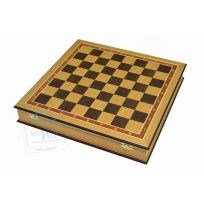 Шахматный ларец Премиум 45х45 см Дуб + Дерево Венге