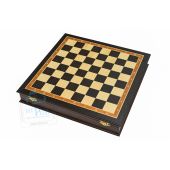 Шахматный ларец Премиум 45х45 см Дерево Венге + Ясень
