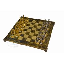 Шахматы металлические Greek Mythology 36х36 см Премиум