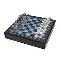 Каменные Шахматы "Классические" 44х44 см (доска - керамогранит)
