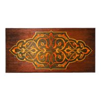 Нарды + шашки Российские средние фотопечать 50х50 см Классический узор