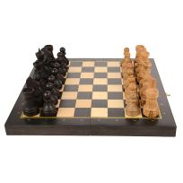 Шахматы складные Кинешма Темные 29х29 см