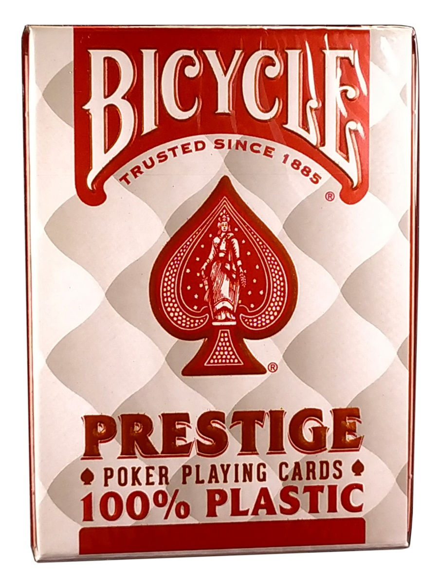 Карты Bicycle Prestige (красная рубашка) | Красноярск | Байсикл Престиж