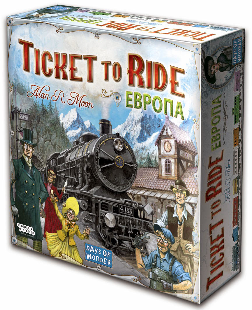 Ticket to Ride Европа (3-е рус. изд.) (Билет на поезд)