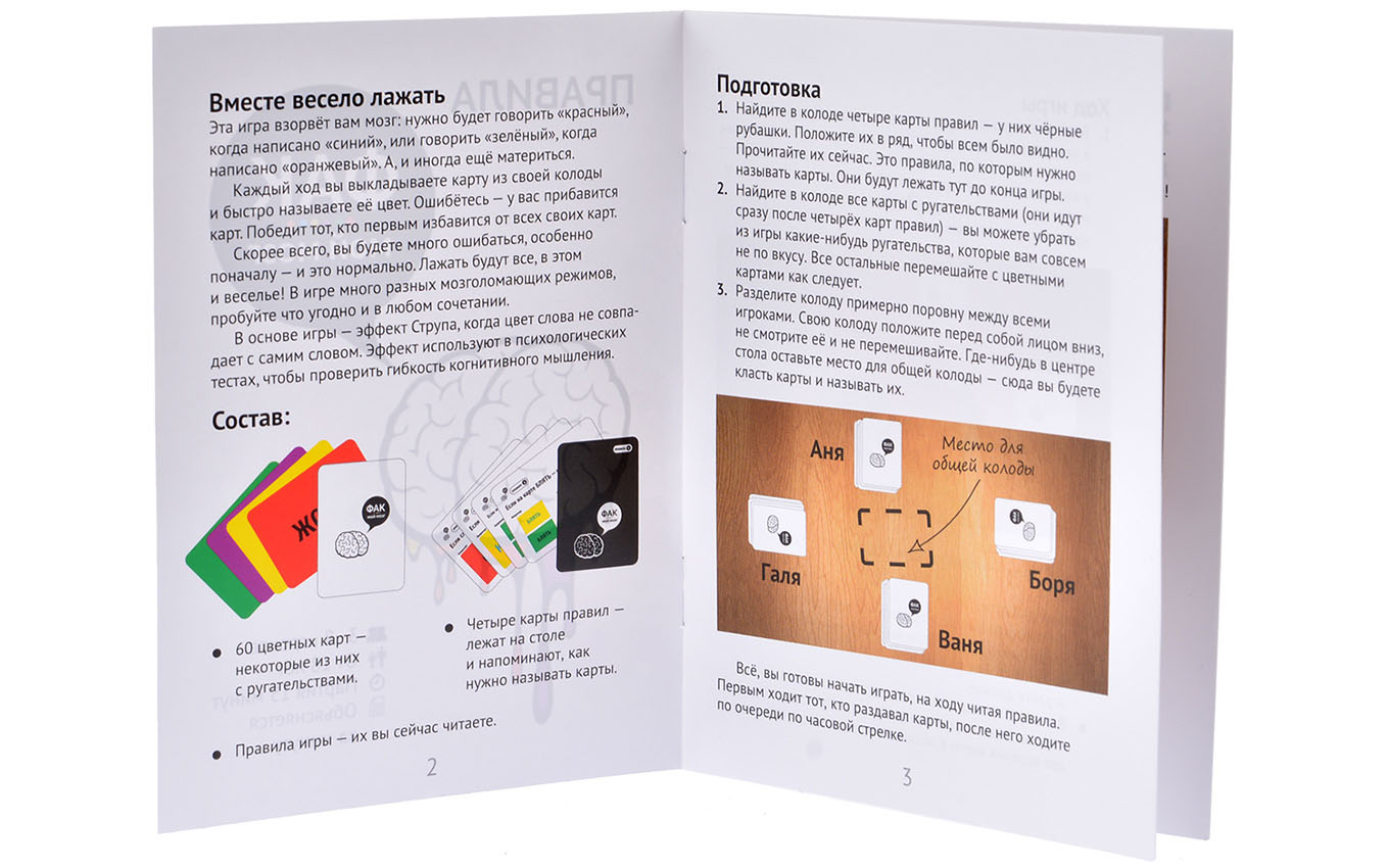 Фак мой мозг | настольная игра, правила | Купить в Красноярске