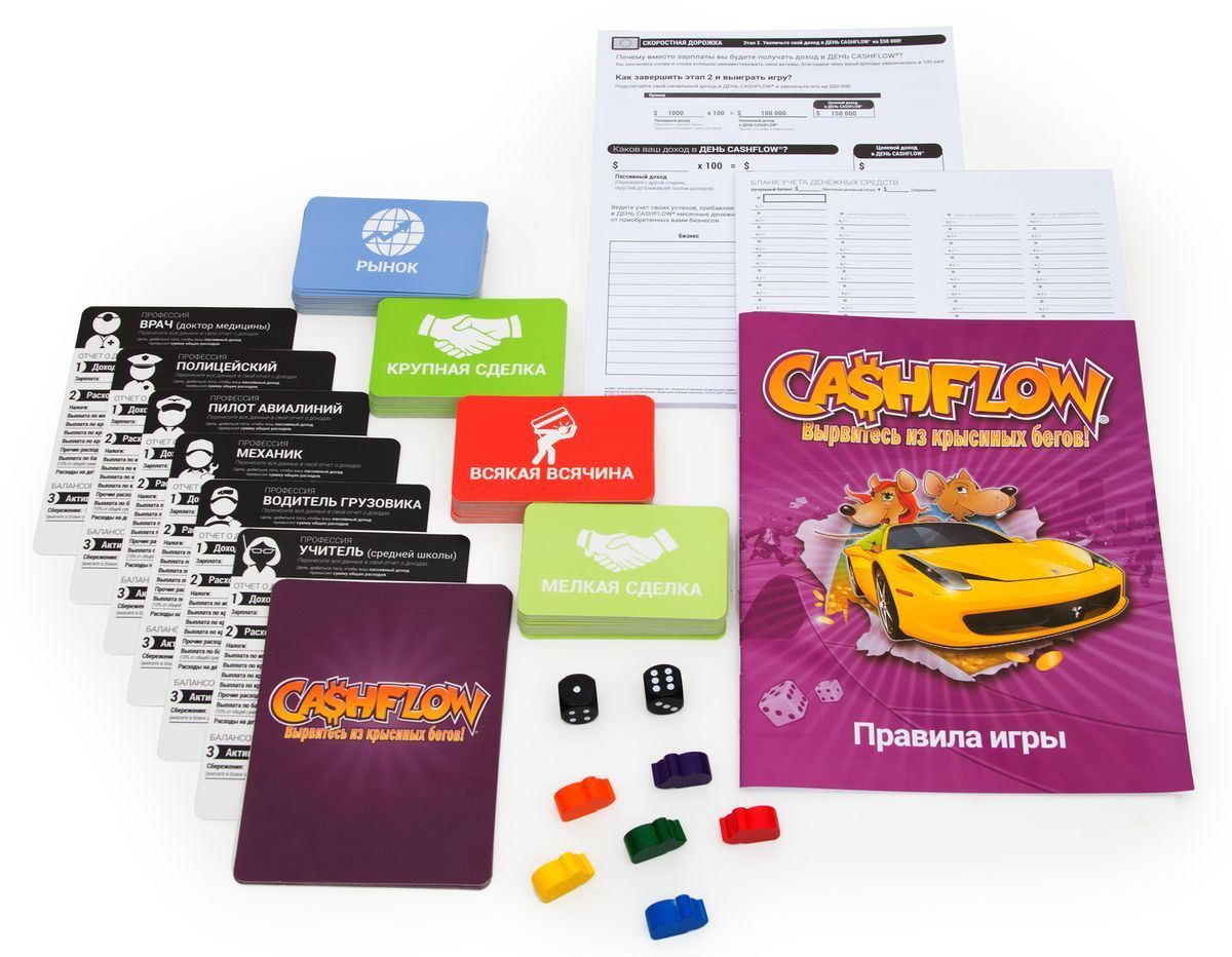 Игра Денежный поток (Cashflow) | купить в Красноярске | Крысиные бега