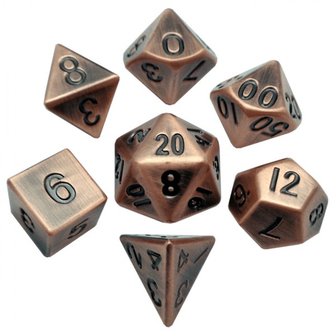 Набор кубиков Metal Dice Set - Antique Gold купить в Красноярске