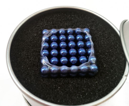 Неокуб синий 5 мм, 216 магнитных шариков