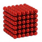 Неокуб красный 5 мм, 216 магнитных шариков