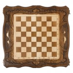 Шахматы шашки нарды резные Арарат 50х50 см 