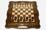 Шахматы Шашки Нарды резные Арарат 61х65 см