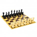 Набор Русские игры: Шахматы, шашки, лото, домино, доска из микрогофры