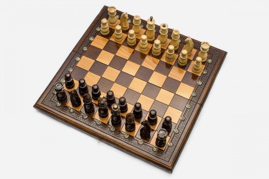 Шахматы Шашки Нарды резные Классические 61х65 см