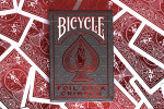 Карты Bicycle Metalluxe Foil Back Cobalt (красная рубашка)