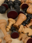 Шахматы складные Классические Темные 37х37 см