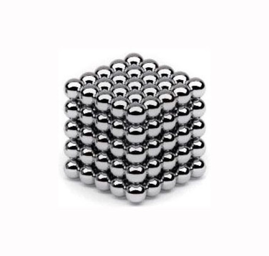 Неокуб стальной 5 мм, 125 магнитных шариков