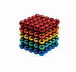 Неокуб цветной 5 мм, 125 магнитных шариков, 5 цветов