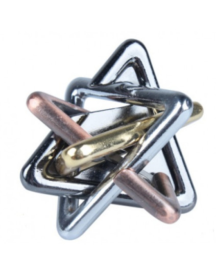 Металлическая головоломка Треугольник Мышления 4 ур.