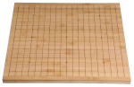 Доска Двусторонняя 44х47х2 см для игры ГО из бамбука: 19 и 13 линий