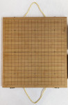 Игра ГО из бамбука: доска 44х47х2,5 см, 2 чаши,360 камней 22 мм из камня (Нефрит)