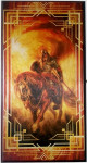 Нарды + шашки Российские Богатырь на коне большие 60x60 см