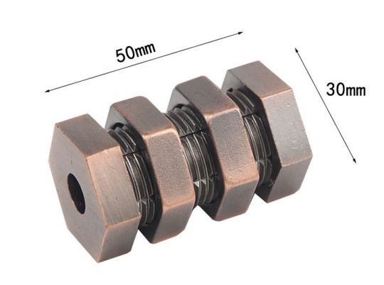 Металлическая головоломка 4 Гайки 6 ур.