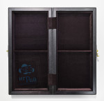 Шахматная доска Премиум 40х40 см Черный Эвкалипт + Ясень