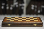 Шахматная доска Премиум 50х50 см Орех + Ясень