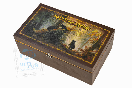 Русское Лото Мишки в лесу (в шкатулке)