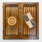 Шахматы Шашки Нарды 50х50 см Плетеный Узор, Классические фигуры