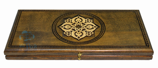 Нарды Узор 5 50х50 прямые гладкие, резной центр, Ереван