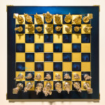 Шахматы металлические Greek Roman Period 44х44 см Премиум