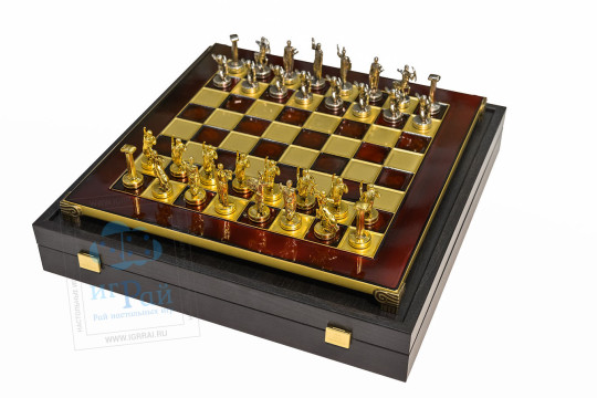 Шахматы металлические Labours of Hercules 36х36 см Премиум