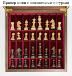 Шахматный ларец Премиум 40х40 см Орех + Ясень