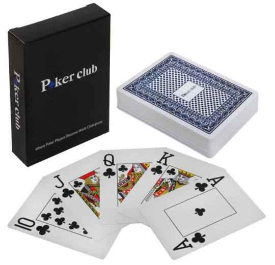 Карты для покера Poker Club синие